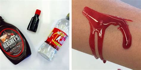 how to make fake blood for clothing|homemade fake blood.